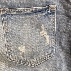 Forever 21 Distressed Ribbon Detail Jean Skirt Size Medium thumbnail 10