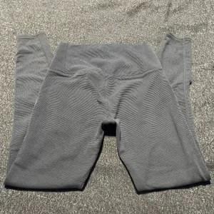 Vuori Womens Bayview Thermal Leggings 27” Size Small Grey Waffle Knit High Rise thumbnail 2
