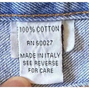 Vintage Bill Blass Italy High Rise Mom Jeans Blue 100% Cotton Size 8 thumbnail 8