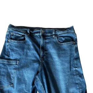 AE American Eagle Stretch Jean 6R Curvy Super High-Waisted Baggy Straight Cargo thumbnail 5