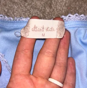 Altar'd State Baby Blue Dress thumbnail 3