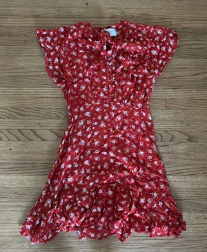 Auguste Red Dress Size 2 thumbnail 1