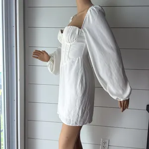 Princess Polly Laurie Corset Mini Dress White Sz 2 thumbnail 4