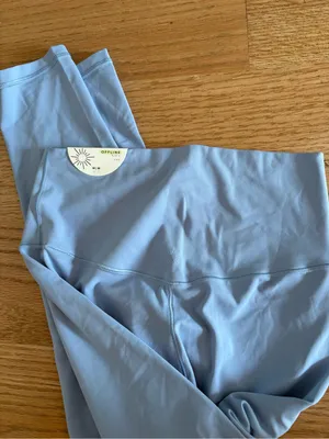 aerie Light Blue High-Waist Leggings thumbnail 2