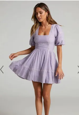 Showpo Mini Dress Lilac Purple thumbnail 1