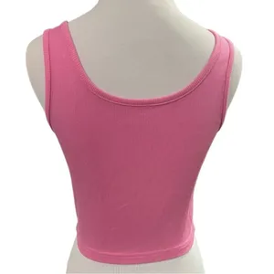 SHEIN Pink Crop Tank Top thumbnail 2