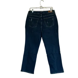 NWT Wrangler High Rise True Straight Crop Jeans Size 14/32 thumbnail 6