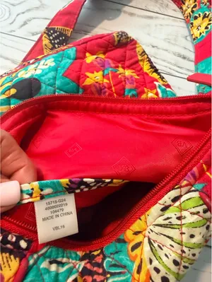 Vera Bradley Crossbody Bag & Wristlet Wallet Set Floral Butterfly thumbnail 9