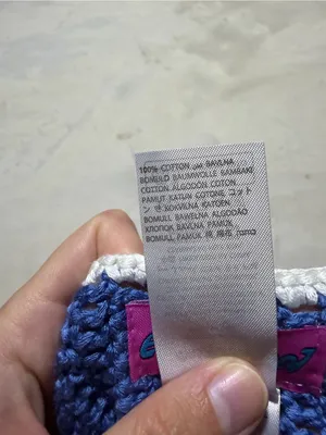 Edikted Blue and white Crochet top strapless XS/S thumbnail 7