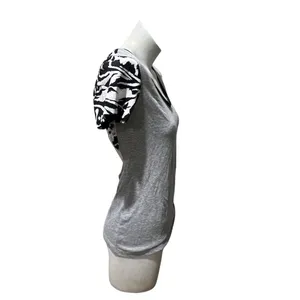 Fox Racing T-Shirt Womens Size M Heather Gray Scoop Neck Open Back Cutout thumbnail 2