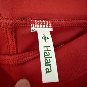 Halara Wide Leg High Rise Orange Red Pull‎ On Pants Comfy Stretch Pant Workwear thumbnail 6
