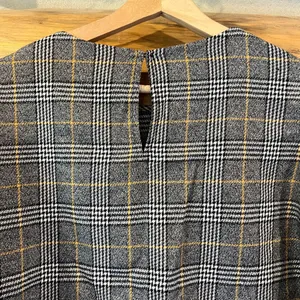 Express Plaid Long Sleeve Blouse thumbnail 3