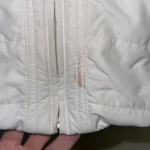 Lululemon Extra Mile Puffer Size 8 White Hooded Quilted Insulated Full Zip‎ thumbnail 7
