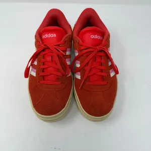 Adidas VL Court Bold Platform Sneaker Red Pink Suede Low Top Women Size 7 thumbnail 11