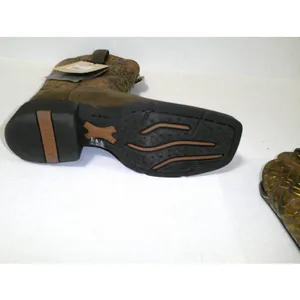 New NWT NIB Boots Womens 5.5 Ariat Round Up Western Metallic Copper Blanket Embo thumbnail 7