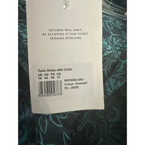 Seraphine Alfie Tunic Layering Maternity Dress with Collar green size 12 thumbnail 7