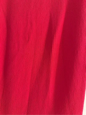 Michael Kors Hot Pink Ribbed Midi Skirt thumbnail 2