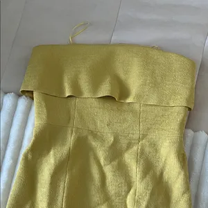 C/MEO Collective Mustard Strapless Mini Dress thumbnail 5