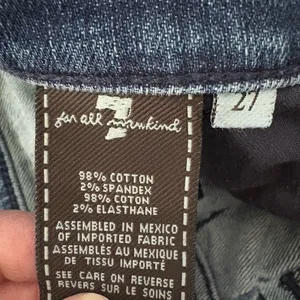 7 For All Mankind Straight Leg Jeans‎ Size 27 thumbnail 10