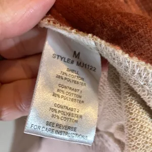 Oli & Hali Oversized Full Zip Jacket Size M Orange Size M thumbnail 5