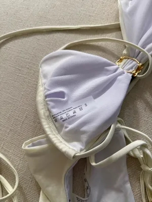 White Seashell Bikini Shein Gold thumbnail 6