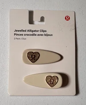 Lululemon Jewelled Alligator Clips thumbnail 1