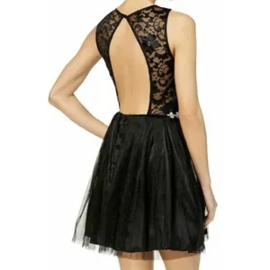 B.‎ Darlin Women's Junior Black Sleeveless Prom, Party, Formal, Wedding Dress thumbnail 2