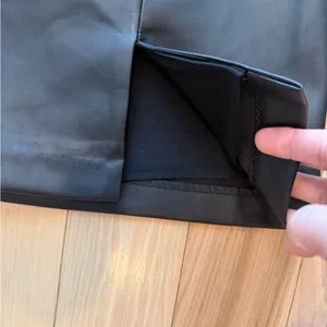 Olivaceous Black faux leather skort! NWT! Size Medium! thumbnail 4