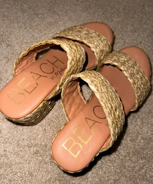 Matisse beach natural woven heeled sandals thumbnail 2