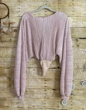 NWT Elegant Pleated Bodysuit  thumbnail 8