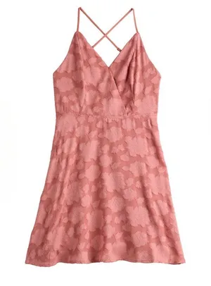 Speechless Strappy Cross-Back Mini A-Line Dress (JUNIORS) Size: XL thumbnail 3