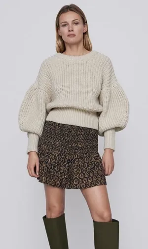 ✨ HP✨ZARA PRINTED MINI SKIRT✨ thumbnail 1
