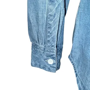 RAILS Chambray Shirt Button‎ Up Floral Embroidered Long Sleeve EUC Size XS thumbnail 5