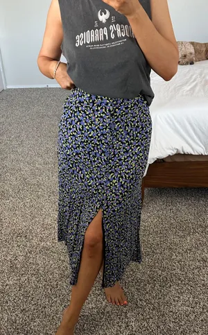 Floral Midi Skirt thumbnail 1