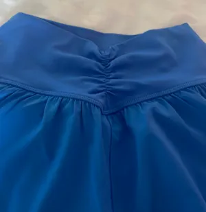 Aerie blue  real me ruched shorts thumbnail 3