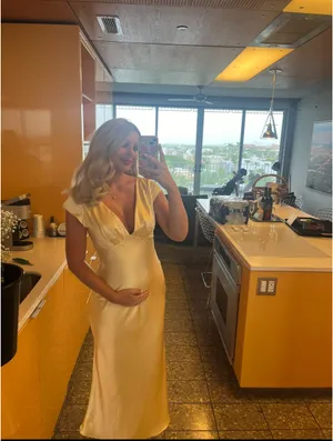 Amazon Satin Maxi Dress thumbnail 5