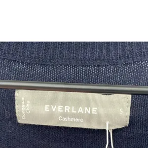 Everlane Cashmere Sweater V Neck Dark Navy Blue NEW Mens Size Small thumbnail 5