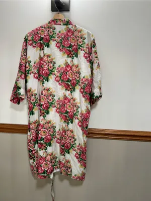 Handmade Floral Cotton Robe size small/medium thumbnail 4