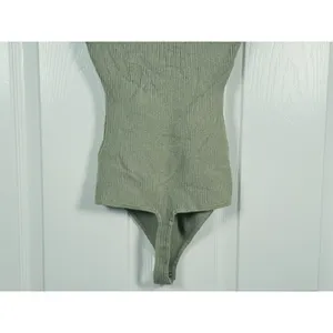 Abercrombie & Fitch Sweetheart Corset Bodysuit Size XS Sage Green Romantic Sexy thumbnail 10