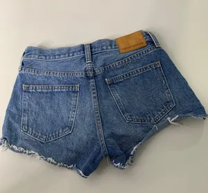 Denim Forum 25 Yoko Short Cut Off Medium Dark Wash Button Fly thumbnail 3