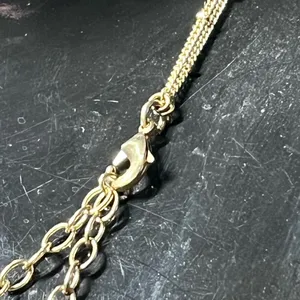 sugarfix by baublebar gold druzy necklace rhinestones thumbnail 5