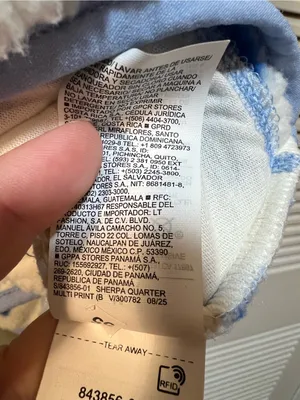 Old Navy Women’s Sz Medium Sherpa Quarter Zip Sweatshirt White Blue Floral Print thumbnail 12