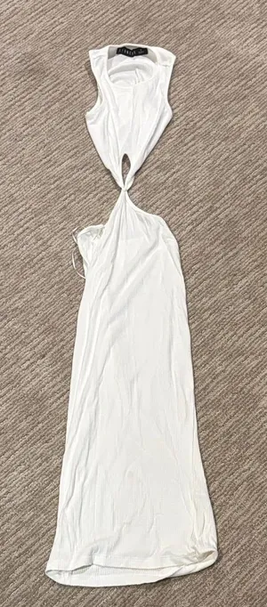 Lioness White Cut-Out Maxi Dress thumbnail 1