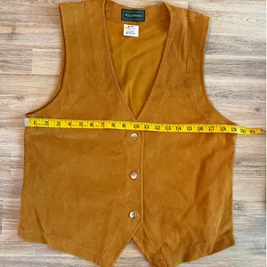 Willowbend Vintage Brown Vest Size Medium 90s Western Americana Unisex Halloween thumbnail 6