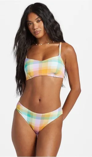 Billabong Warm Waves Lila DD Bralette Bikini Top Small NWT thumbnail 1