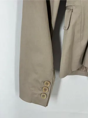 The‎ Limited Tan Stretch Cotton Fitted Blazer Size 2 thumbnail 7