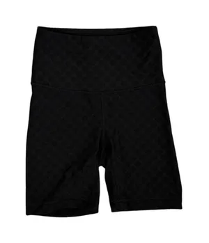 Lululemon 3D Jacquard Black Diamond Train High-Rise Short 6" Gym Biker Size 2 thumbnail 1
