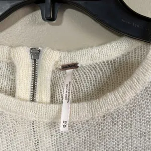Free People XS ivory‎ sweater dress thumbnail 4