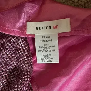 Y2K Better Be Festival Chainmail Halter Crop Top Handkerchief Metallic One‎ Size thumbnail 4