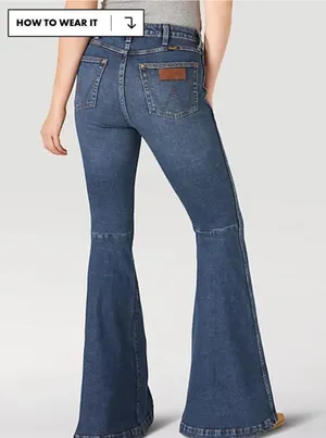 Wrangler High Rise Bellbottom Jeans  thumbnail 2